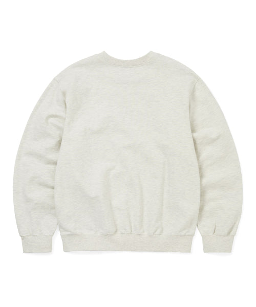 THISISNEVERTHAT THISISNEVERTHAT OL-Logo Crewneck Oatmeal