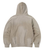 THISISNEVERTHAT THISISNEVERTHAT Overdyed Embroidery Hoodie Desert Grey