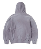 THISISNEVERTHAT THISISNEVERTHAT Overdyed Embroidery Hoodie Faded Purple
