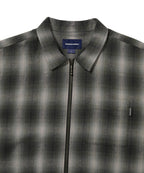 THISISNEVERTHAT THISISNEVERTHAT Nep Check Zip Shirt Black