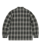 THISISNEVERTHAT THISISNEVERTHAT Nep Check Zip Shirt Black