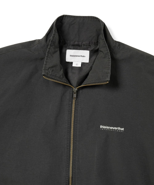 THISISNEVERTHAT THISISNEVERTHAT Washed INTL Team Jacket Black
