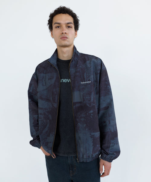 THISISNEVERTHAT THISISNEVERTHAT Washed INTL Team Jacket Patchwork