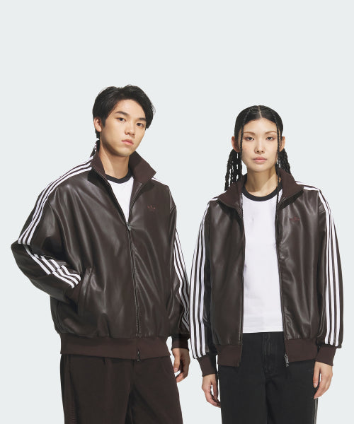 ADIDAS ADIDAS Fleder 3S Track Top - Aura Coffee