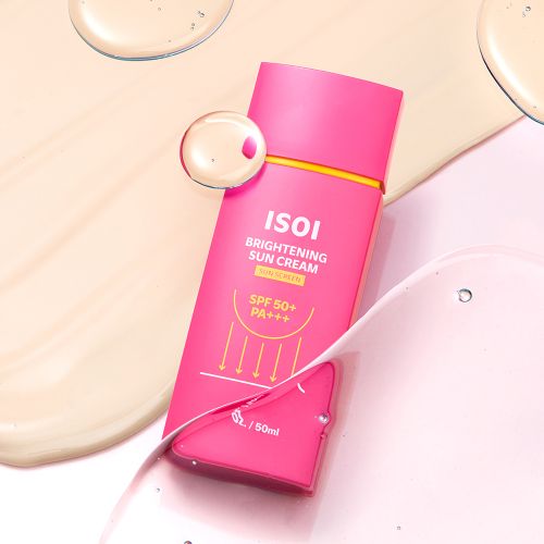 isoi [Free gift: 5 units of 1.5ml moisturizing foam] isoi Brightening Sun Cream 50ml