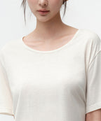 MUSINSA STANDARD WOMAN MUSINSA STANDARD WOMAN T-Shirt Cream