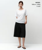 MUSINSA STANDARD WOMAN MUSINSA STANDARD WOMAN T-Shirt Relaxed Lightweight [White]