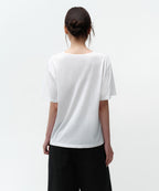 MUSINSA STANDARD WOMAN MUSINSA STANDARD WOMAN T-Shirt Relaxed Lightweight [White]