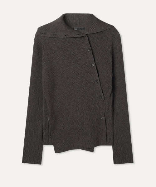 MIXXO MIXXO Knitwear Button Point Wrap Pullover