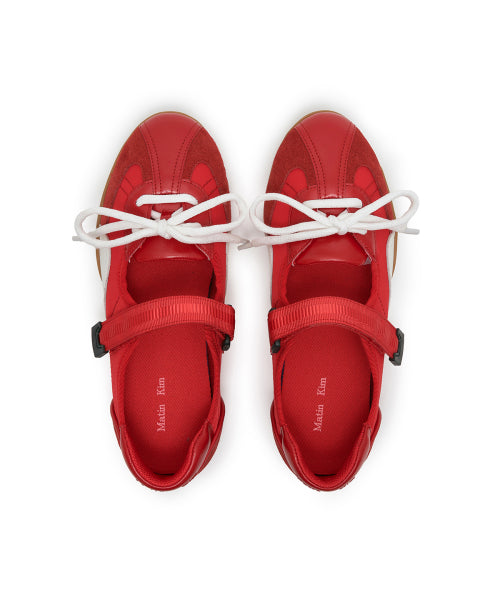 MATIN KIM MATIN KIM Sporty Maryjane Sneakers in Red
