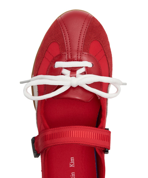 MATIN KIM MATIN KIM Sporty Maryjane Sneakers in Red