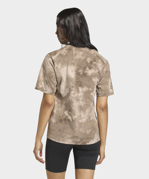 ADIDAS ADIDAS Terex Multi Spray Die Tee - Wonder Taupe