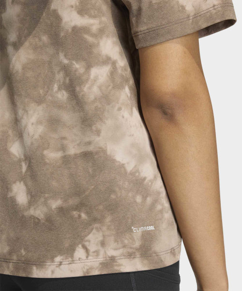 ADIDAS ADIDAS Terex Multi Spray Die Tee - Wonder Taupe