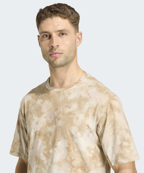 ADIDAS ADIDAS Terex Multi Spray Dye Tee - Beige