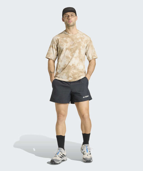 ADIDAS ADIDAS Terex Multi Spray Dye Tee - Beige
