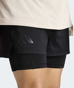 ADIDAS ADIDAS Terex Exploric 2-in-1 Shorts - Black