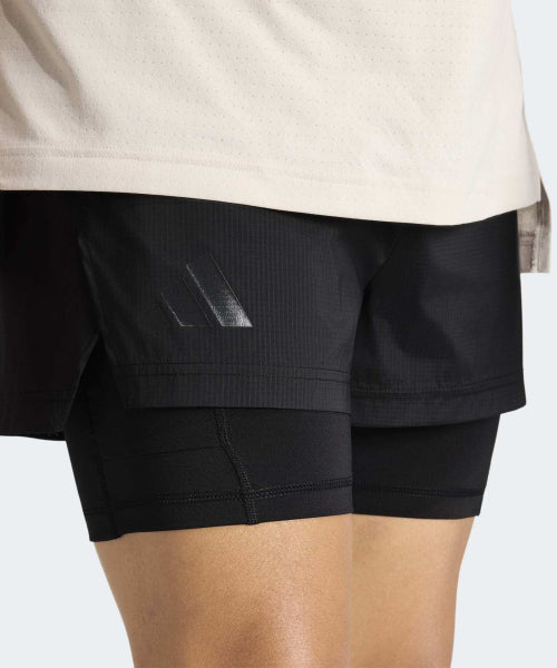 ADIDAS ADIDAS Terex Exploric 2-in-1 Shorts - Black