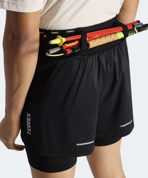 ADIDAS ADIDAS Terex Exploric 2-in-1 Shorts - Black