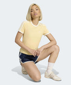ADIDAS ADIDAS 3-Stripe Slim T-shirt - Orange Tint