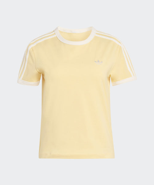 ADIDAS ADIDAS 3-Stripe Slim T-shirt - Orange Tint