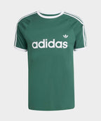 ADIDAS ADIDAS 3-Stripe Slim Ringer T-shirt - Green