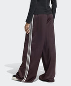 ADIDAS ADIDAS Satin Wide Leg Track Pants - Shadow Brown