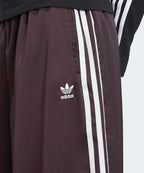 ADIDAS ADIDAS Satin Wide Leg Track Pants - Shadow Brown