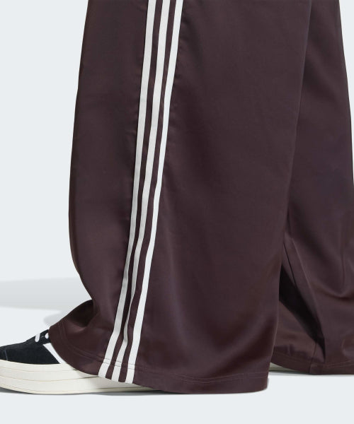 ADIDAS ADIDAS Satin Wide Leg Track Pants - Shadow Brown