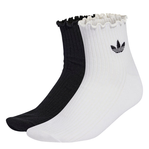 ADIDAS ADIDAS Ruffle Quarter Socks Size