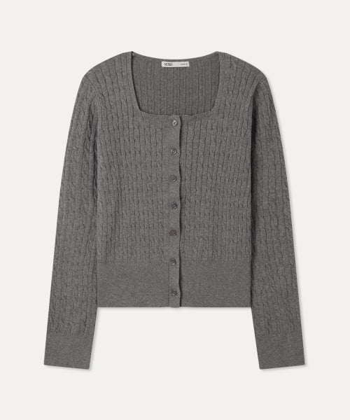 MIXXO MIXXO Cardigan Square Neck