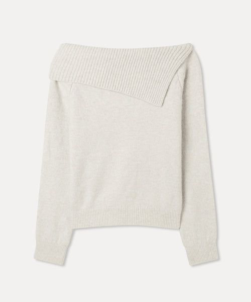 MIXXO MIXXO Wide Neck Off-Shoulder Pullover