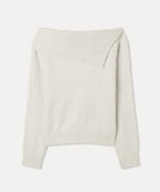 MIXXO MIXXO Wide Neck Off-Shoulder Pullover