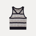 MIXXO MIXXO Check Pattern Vest S