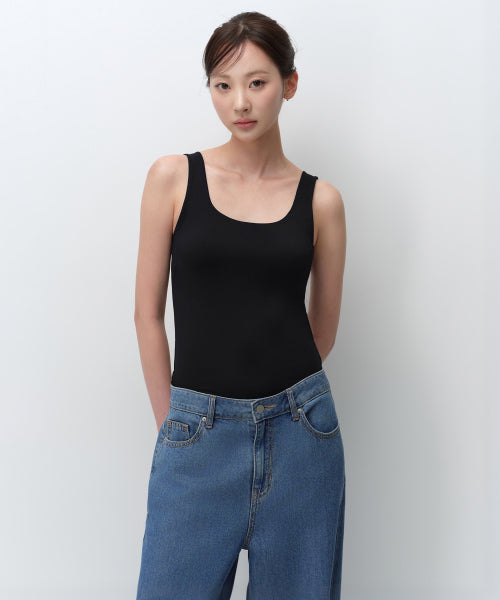 MUSINSA STANDARD WOMAN MUSINSA STANDARD WOMAN Bra Tank Top Black