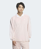 ADIDAS ADIDAS Velor Polo Long Sleeve - Sandy Pink