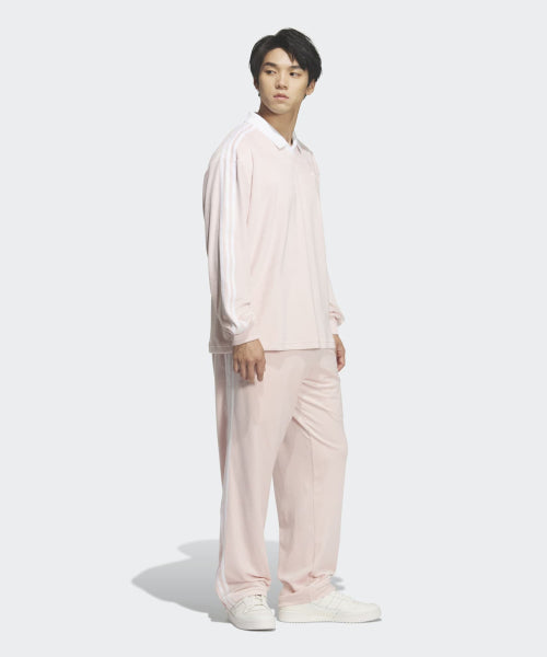 ADIDAS ADIDAS Velor Polo Long Sleeve - Sandy Pink