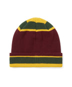 THISISNEVERTHAT THISISNEVERTHAT E/T-Logo Multi Striped Beanie Burgundy