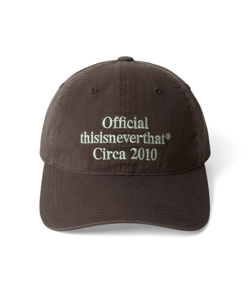 THISISNEVERTHAT THISISNEVERTHAT Times Cap Dark Brown
