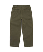 THISISNEVERTHAT THISISNEVERTHAT Double Pleated Wide Pant Dark Olive