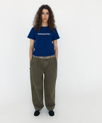 THISISNEVERTHAT THISISNEVERTHAT Double Pleated Wide Pant Dark Olive