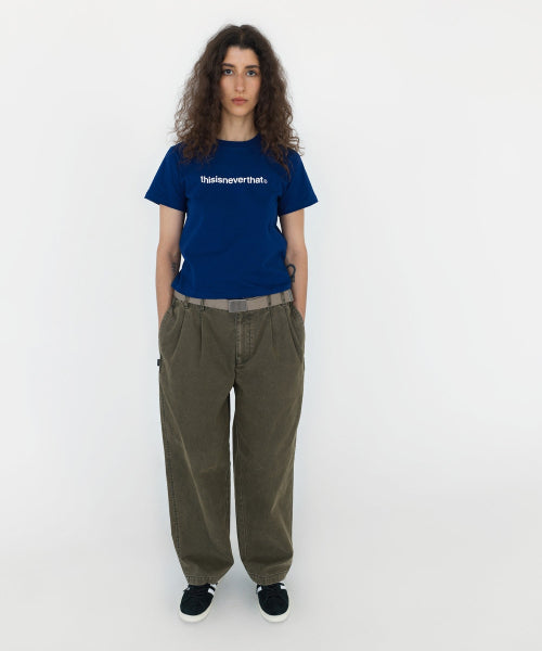 THISISNEVERTHAT THISISNEVERTHAT Double Pleated Wide Pant Dark Olive
