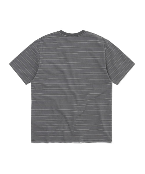 THISISNEVERTHAT THISISNEVERTHAT Washed Striped Tee Grey