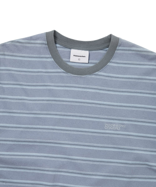 THISISNEVERTHAT THISISNEVERTHAT Washed Striped Tee Blue