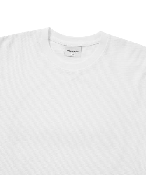 THISISNEVERTHAT THISISNEVERTHAT C-Logo Wale L/S Tee White