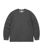 THISISNEVERTHAT THISISNEVERTHAT C-Logo Wale L/S Tee Charcoal