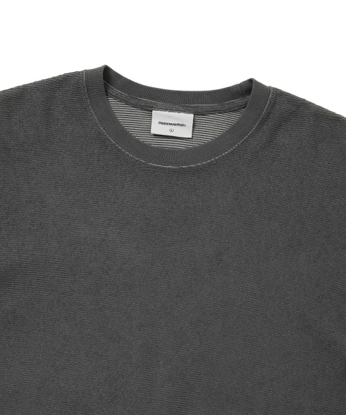 THISISNEVERTHAT THISISNEVERTHAT C-Logo Wale L/S Tee Charcoal