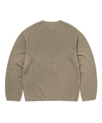 THISISNEVERTHAT THISISNEVERTHAT Sweatshirt Loose Gauge Knit Light Brown