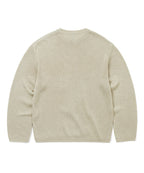 THISISNEVERTHAT THISISNEVERTHAT Loose Gauge Knit Crew Dusty Ivory