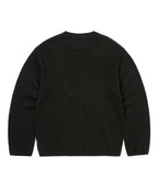 THISISNEVERTHAT THISISNEVERTHAT Sweatshirt Loose Gauge Knit Black