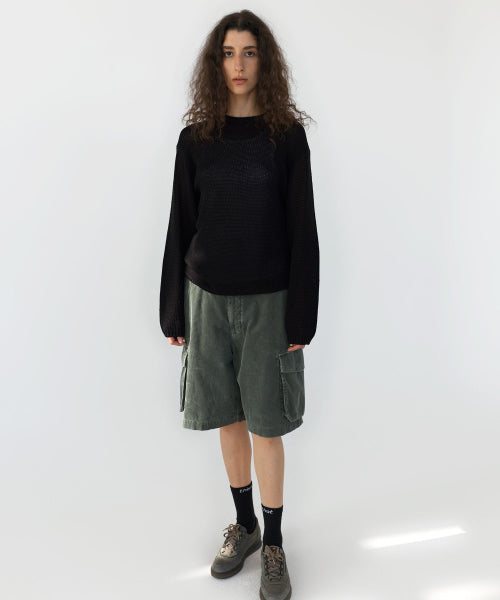 THISISNEVERTHAT THISISNEVERTHAT Sweatshirt Loose Gauge Knit Black
